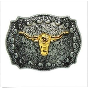 Bull Longhorn Belt buckle